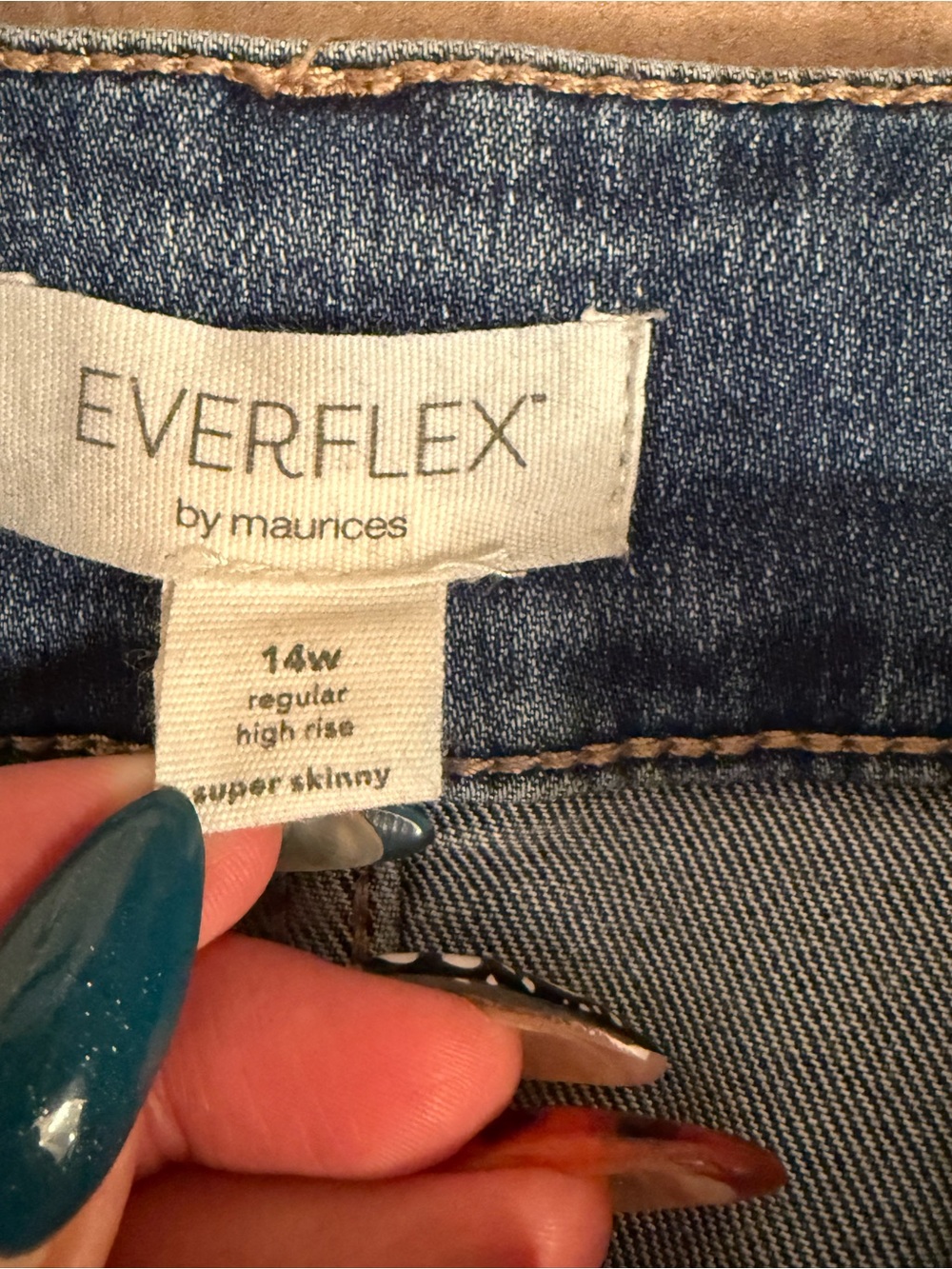 Maurice’s Women's Super Skinny High-Rise Jeans in Blue